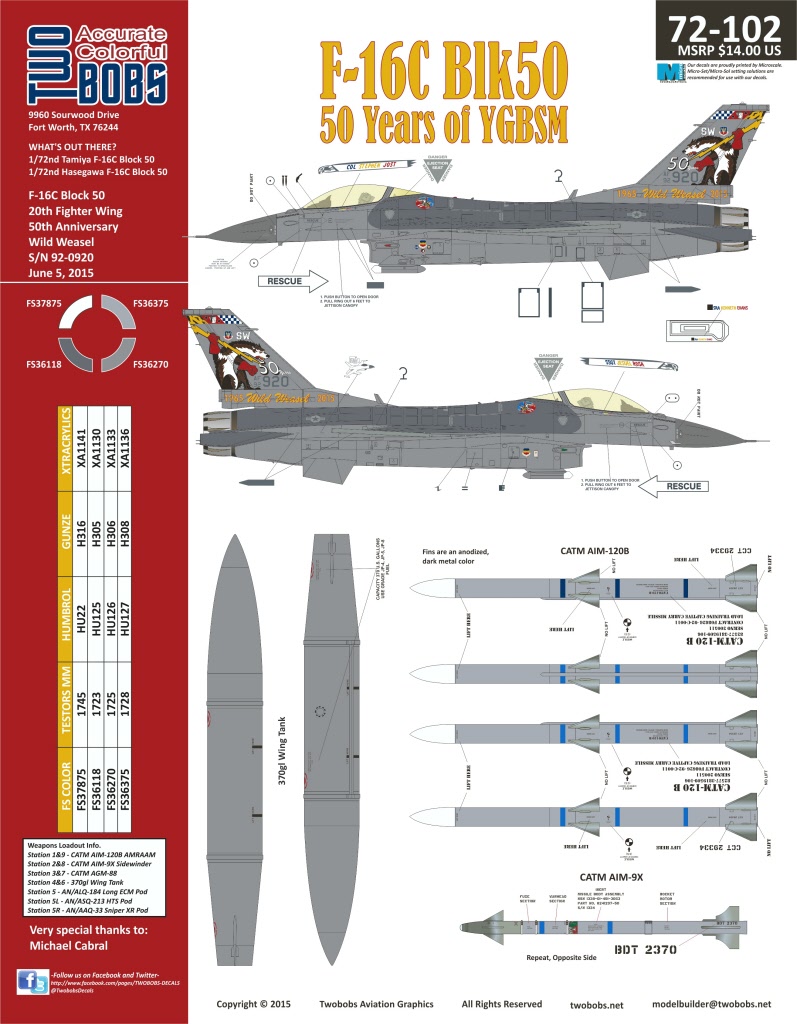 72-102 F-4C/F-16C 50 Years of YGBSM | 72-102